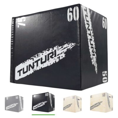 Tunturi Plyobox - Soft EVA 50/60/75 cm - Schwarz