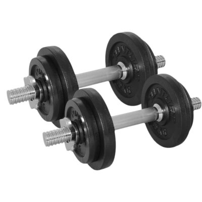 Tunturi Kurzhantel - Gusseisen 20kg - Schwarz