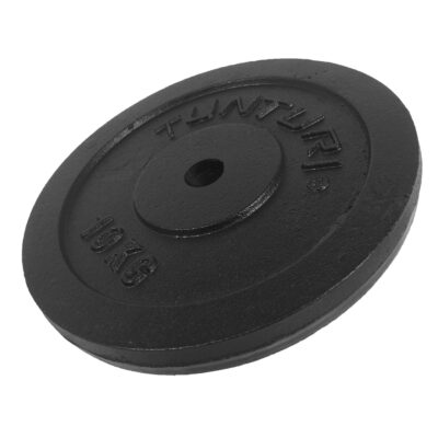 Tunturi Hantelscheibe - Plate Black Single 10kg - Schwarz