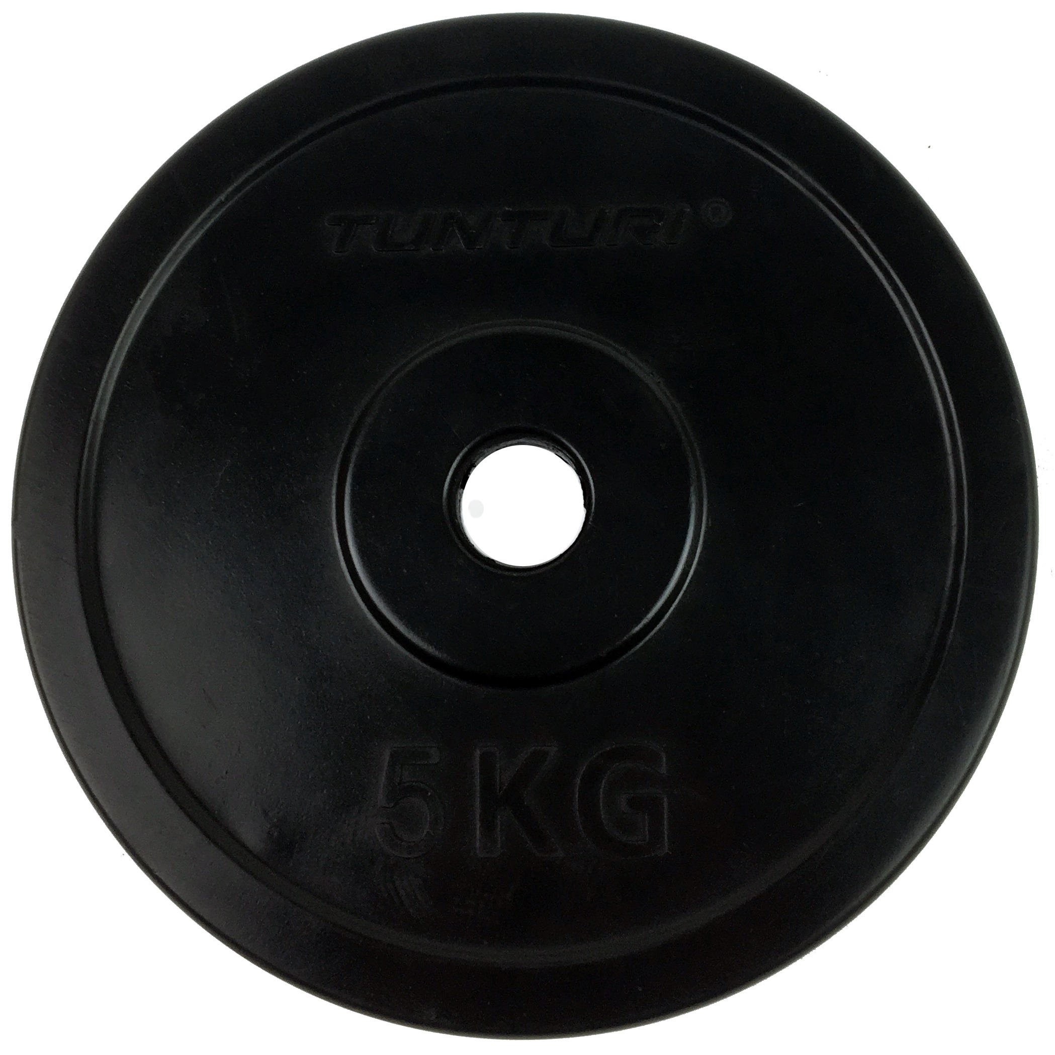 Tunturi Hantelscheibe - Rubber Plate Single 5kg - Schwarz Tunturi Hantelscheibe - Rubber Plate Single 5kg - Schwarz
