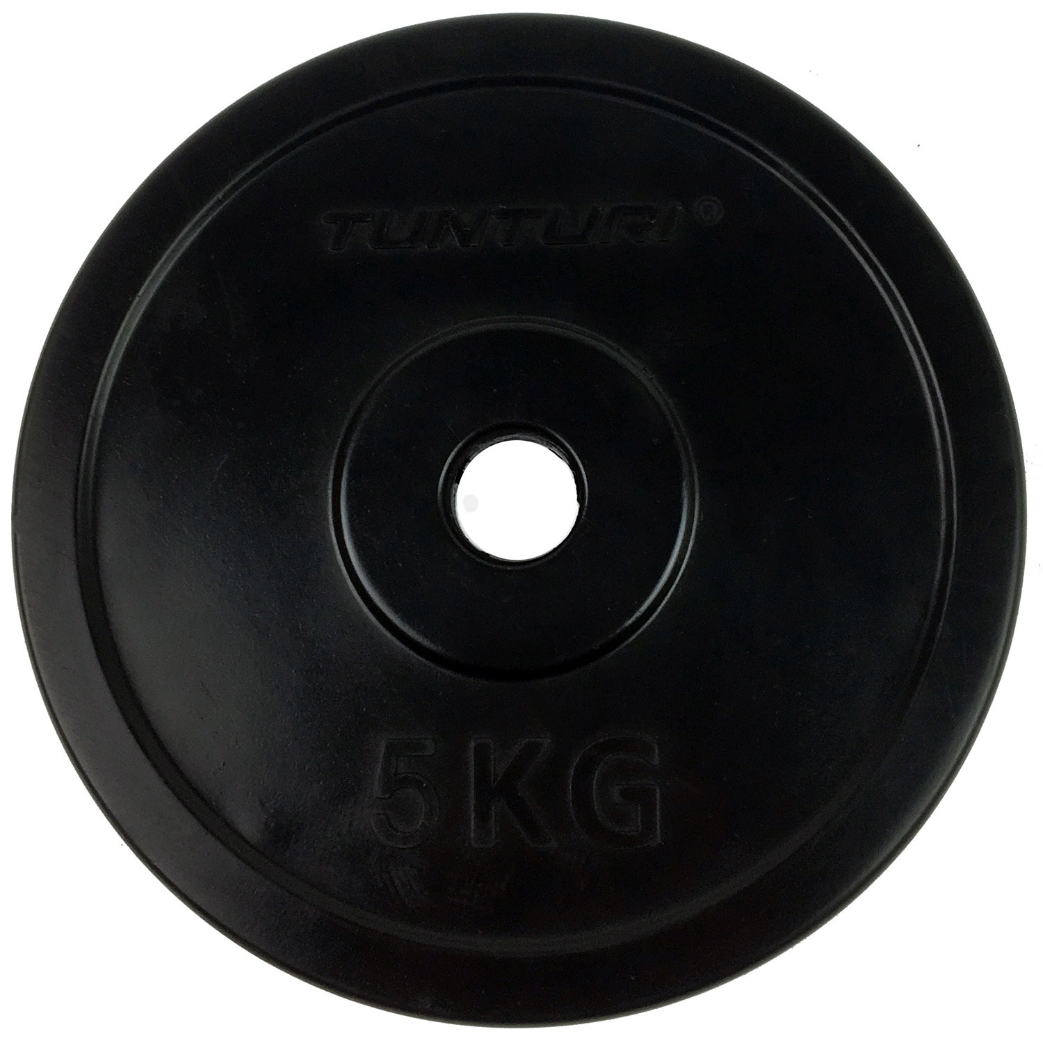 Tunturi Hantelscheibe - Rubber Plate Single 5kg - Schwarz Tunturi Hantelscheibe - Rubber Plate Single 5kg - Schwarz