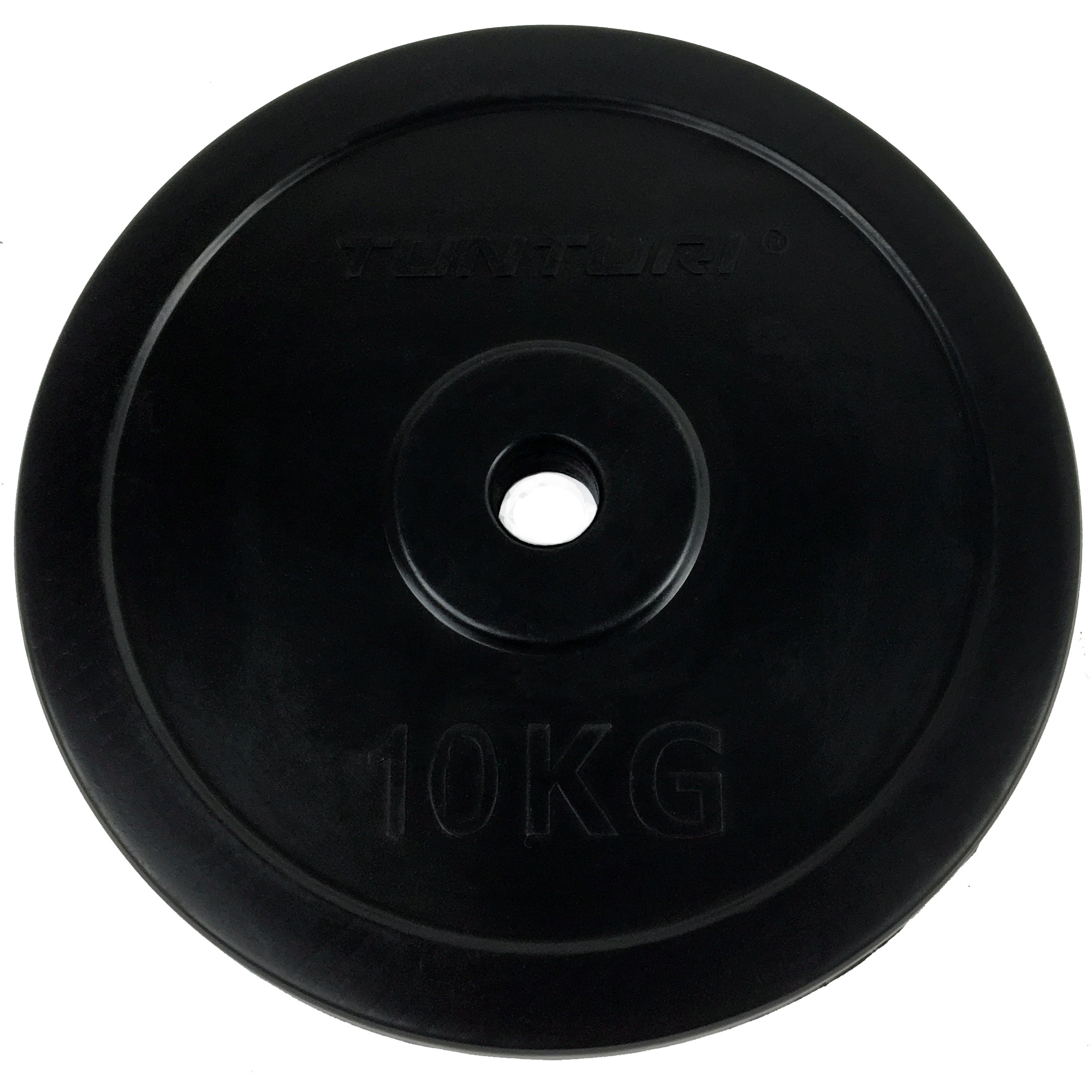 Tunturi Hantelscheibe - Rubber Plate Single 10kg - Schwarz Tunturi Hantelscheibe - Rubber Plate Single 10kg - Schwarz