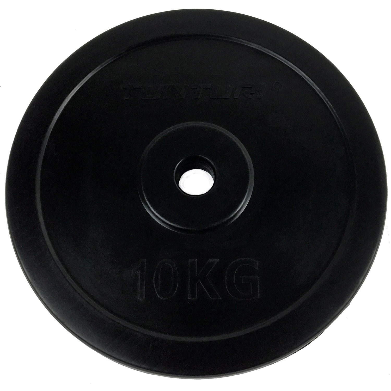 Tunturi Hantelscheibe - Rubber Plate Single 10kg - Schwarz Tunturi Hantelscheibe - Rubber Plate Single 10kg - Schwarz