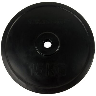 Tunturi Hantelscheibe - Rubber Plate 15.0kg 15kg - Schwarz