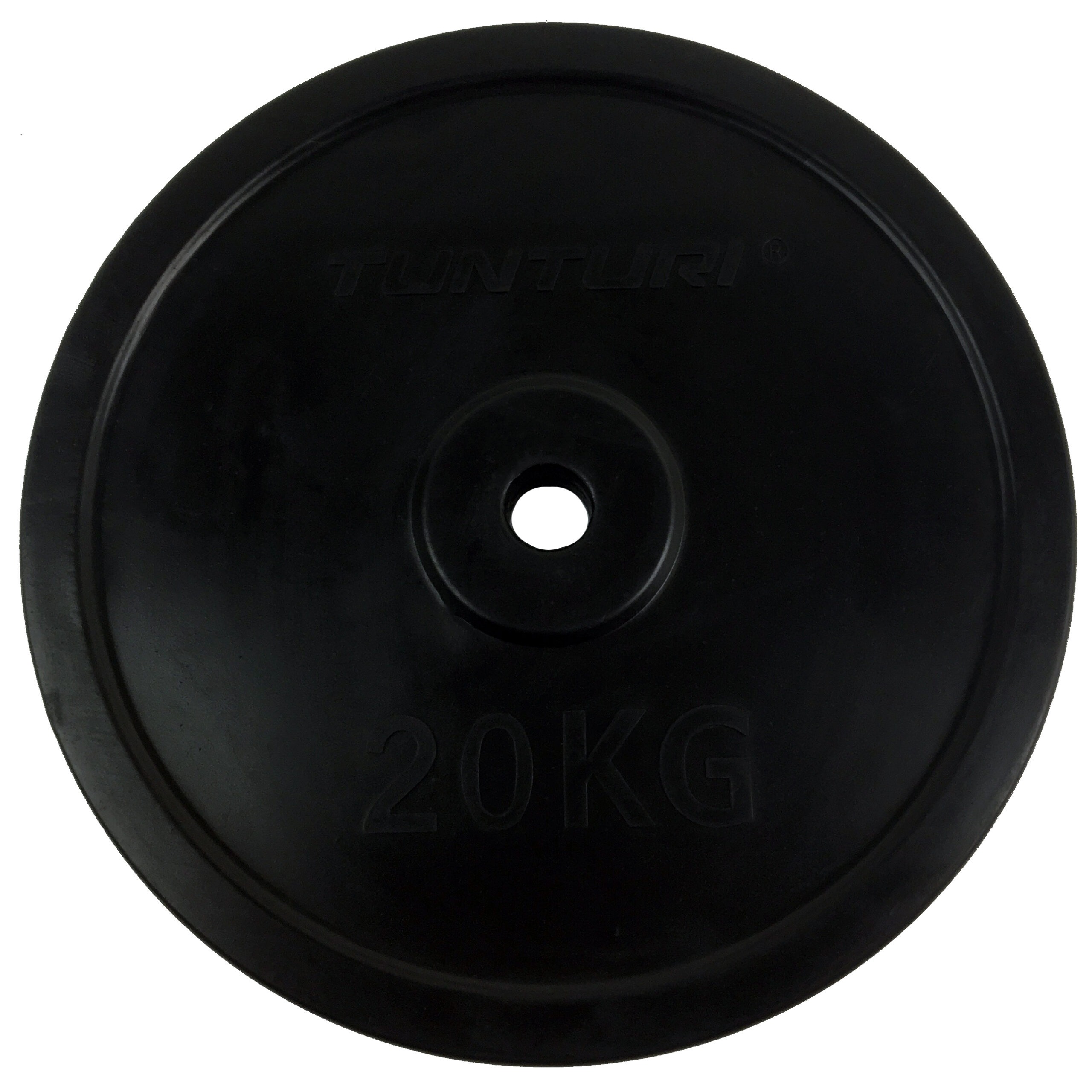 Tunturi Hantelscheibe - Rubber Plate Single 20kg - Schwarz Tunturi Hantelscheibe - Rubber Plate Single 20kg - Schwarz