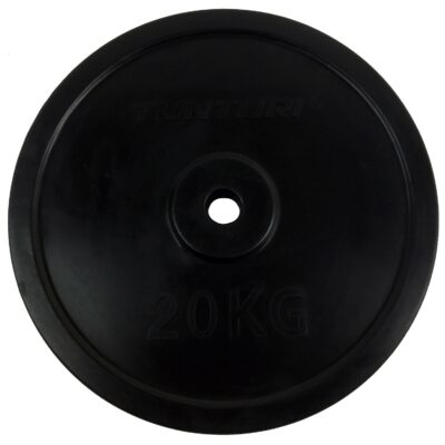 Tunturi Hantelscheibe - Rubber Plate Single 20kg - Schwarz