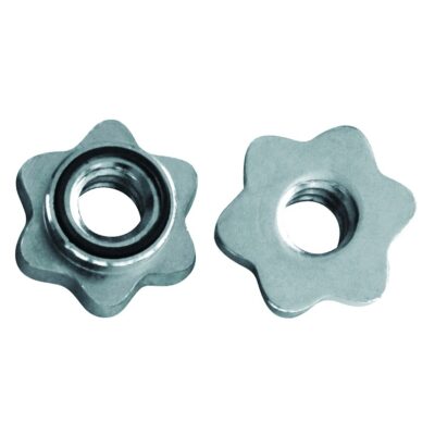 Tunturi Gewichtsschraubverschluss - Schraubverschluss 30mm - Silber