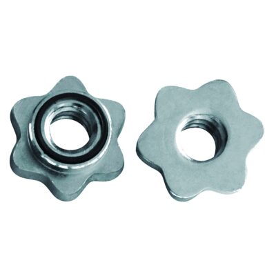 Tunturi Gewichtsschraubverschluss - Schraubverschluss 30mm - Silber