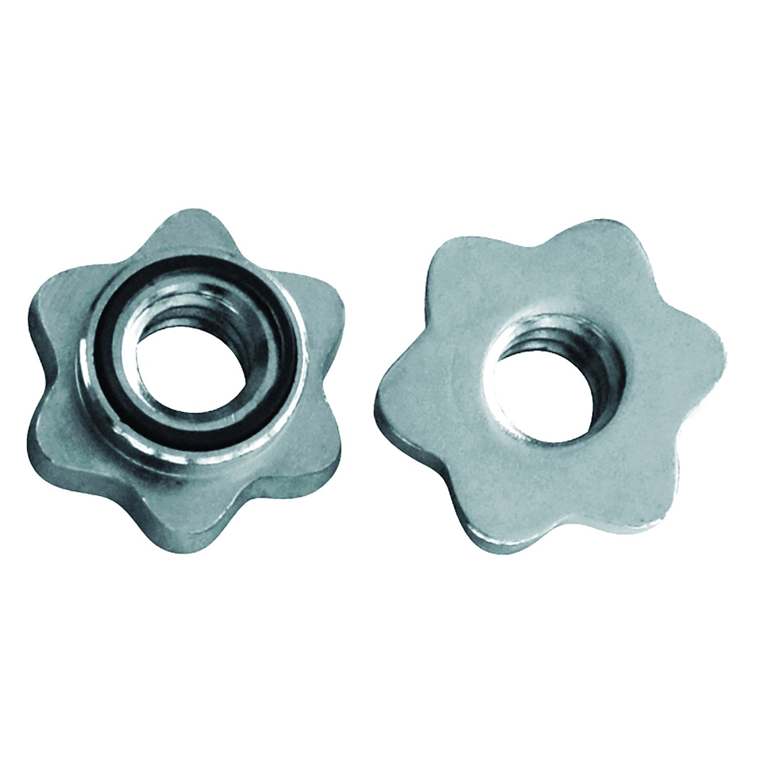 Tunturi Gewichtsschraubverschluss - Schraubverschluss 30mm - Silber