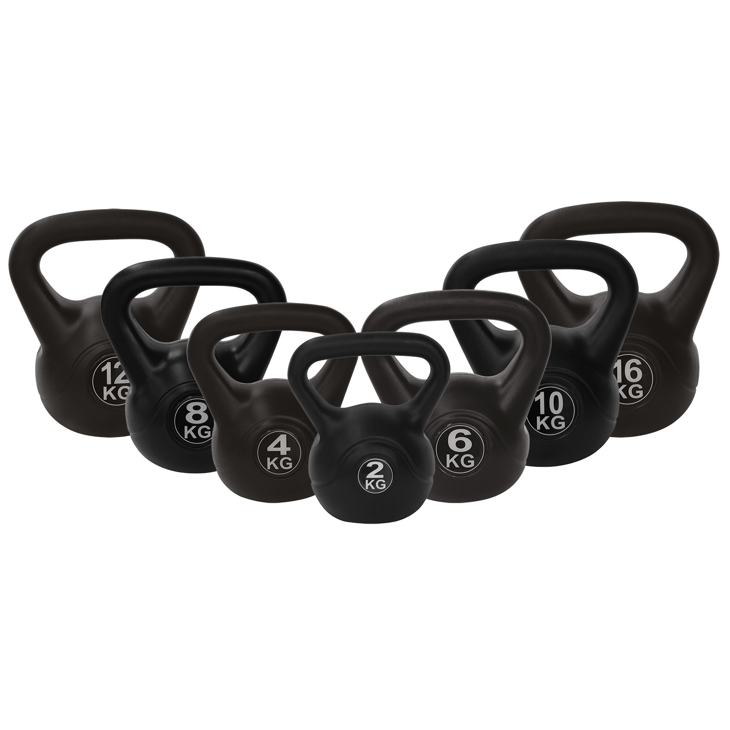 Tunturi Kettlebell - PVC Kettlebell 16kg - Schwarz Tunturi Kettlebell - PVC Kettlebell 16kg - Schwarz