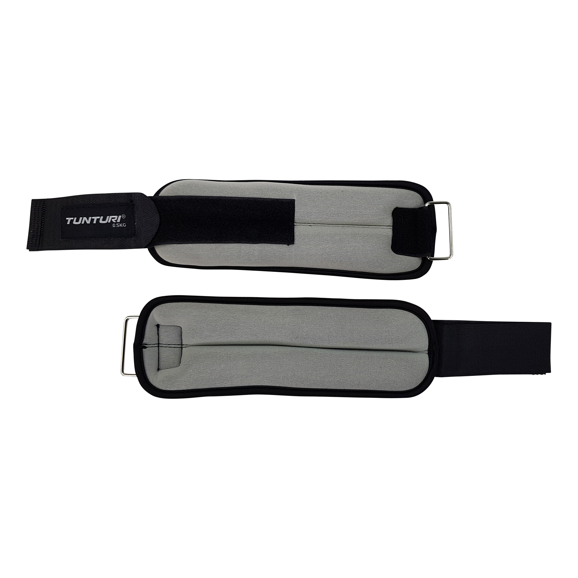 Tunturi - Knöchelgewichte - Handgelenkgewichte - 0.5kg - Geliefert pro Paar - Grau Tunturi - Knöchelgewichte - Handgelenkgewichte - 0.5kg - Geliefert pro Paar - Grau