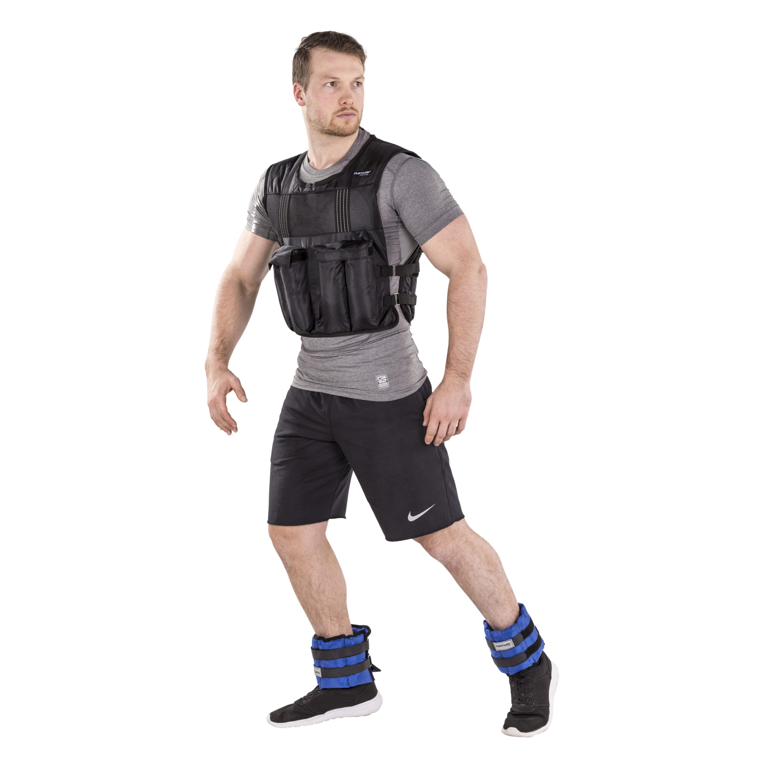 Tunturi Gewichtsweste - Verstellbare Gewichtsweste 10kg - Schwarz Tunturi Gewichtsweste - Verstellbare Gewichtsweste 10kg - Schwarz