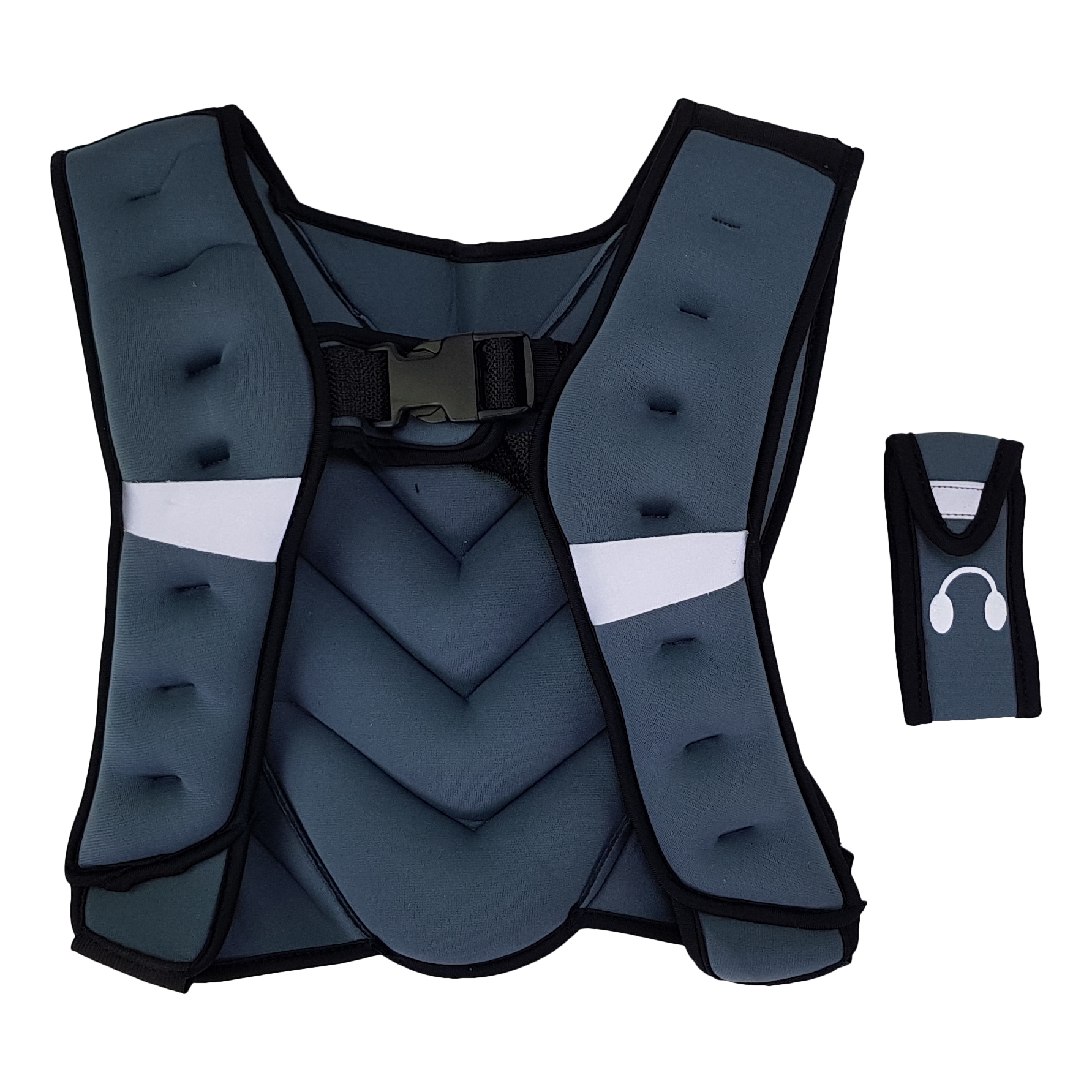 Tunturi Gewichtsweste - Weighted Vest 5kg - Grau Tunturi Gewichtsweste - Weighted Vest 5kg - Grau