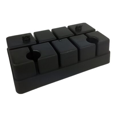 Tunturi Zubehör - Aerobic-Step-Fußblock - Schwarz