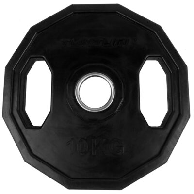 Tunturi Hantelscheibe - Olympic Rubber Plate 10kg - Schwarz