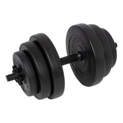 Tunturi Kurzhantel - Vinyl-Kurzhantelset 15kg - Schwarz