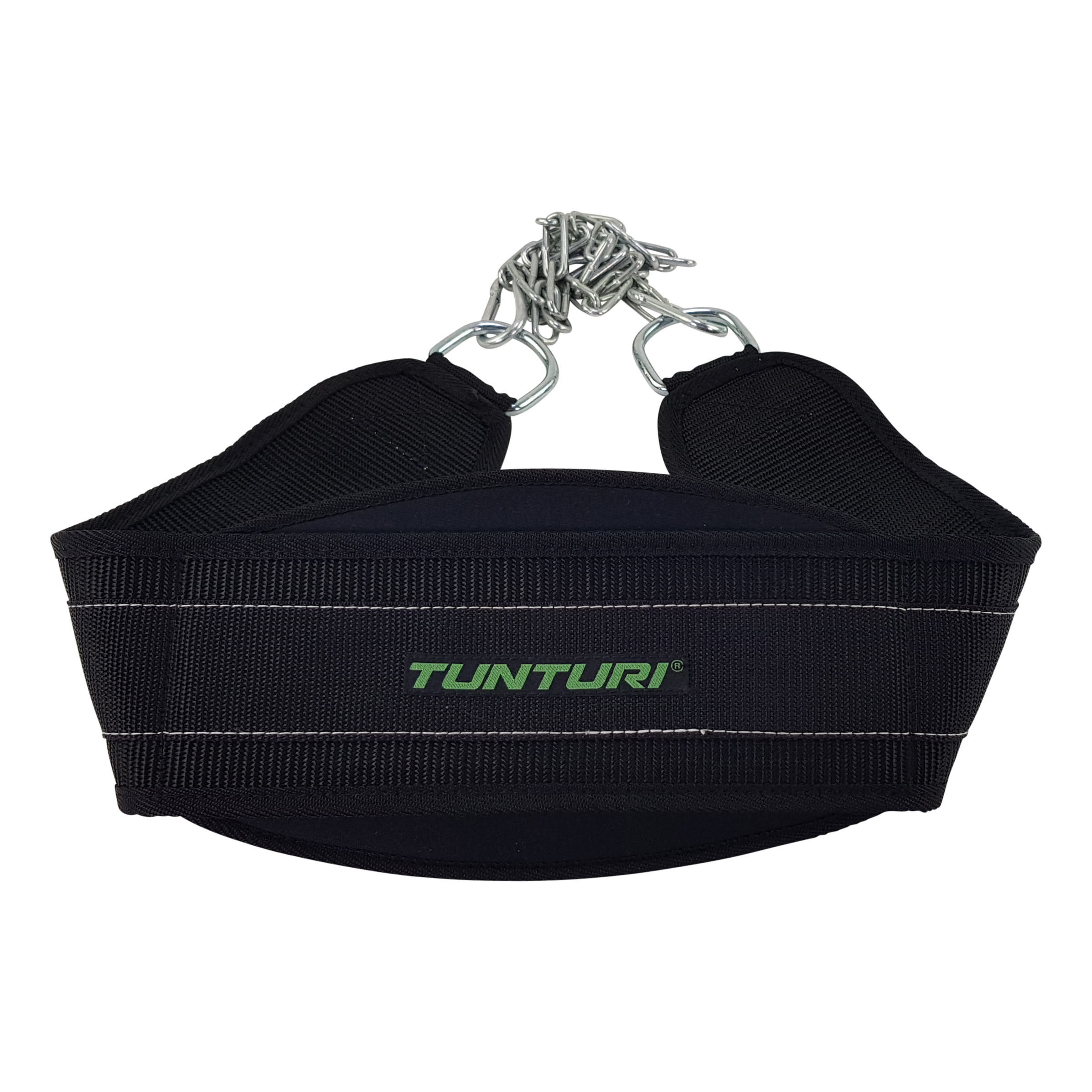 Tunturi - EVA Dip-Gürtel mit Kette - Schwarz Tunturi - EVA Dip-Gürtel mit Kette - Schwarz