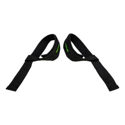 Tunturi Fitnessgürtel - Gepolsterte Power Lifting Straps - Schwarz Tunturi Fitnessgürtel - Gepolsterte Power Lifting Straps - Schwarz