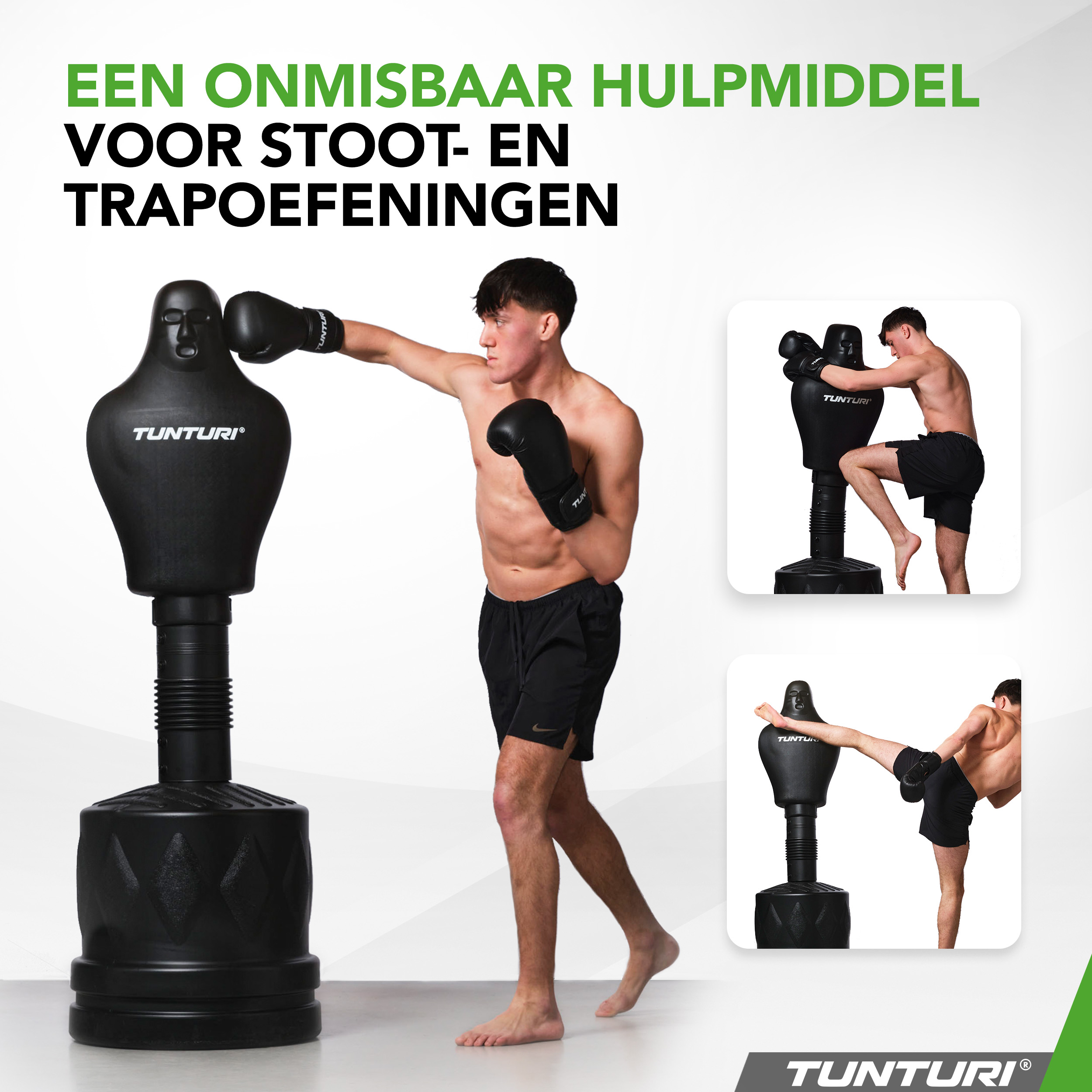 Tunturi - Body Opponent Bag (BOB) - Freistehende Boxpuppe - Schwarz Tunturi - Body Opponent Bag (BOB) - Freistehende Boxpuppe - Schwarz