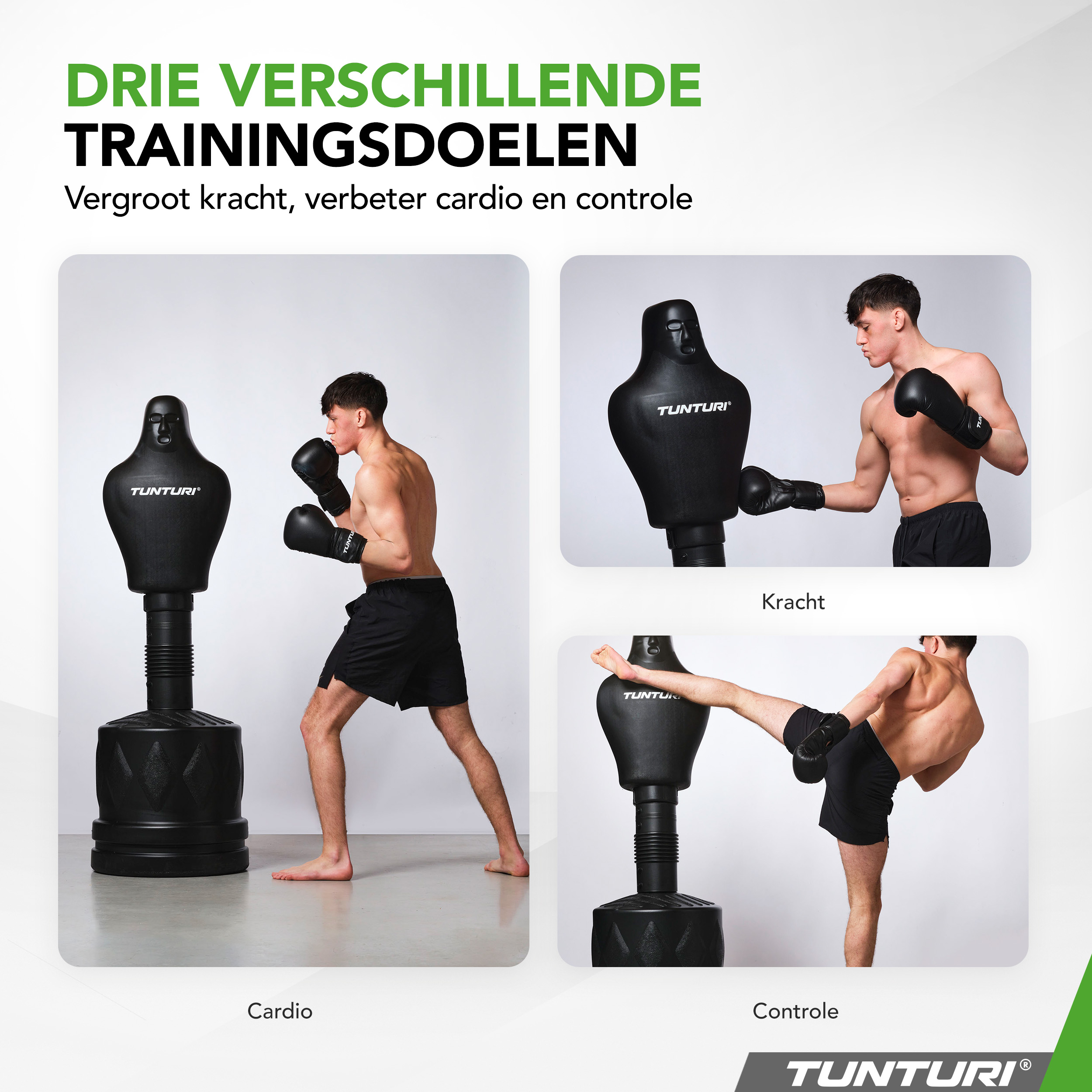 Tunturi - Body Opponent Bag (BOB) - Freistehende Boxpuppe - Schwarz Tunturi - Body Opponent Bag (BOB) - Freistehende Boxpuppe - Schwarz