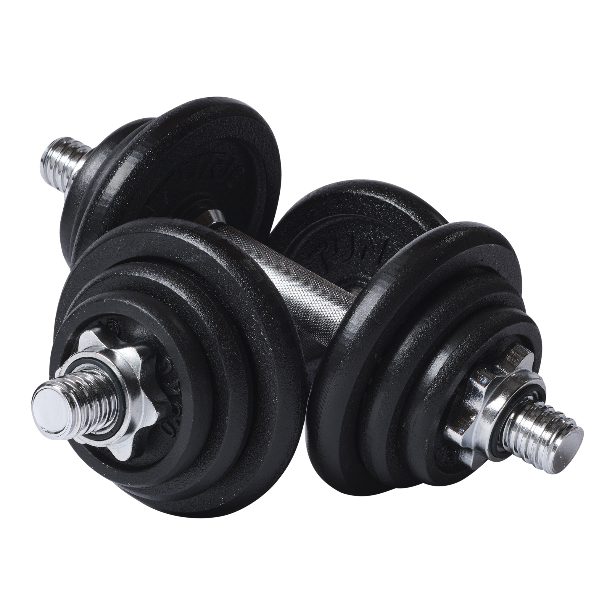 Tunturi Hantelset - Langhantel/Kurzhantel-Set 20kg - Schwarz Tunturi Hantelset - Langhantel/Kurzhantel-Set 20kg - Schwarz