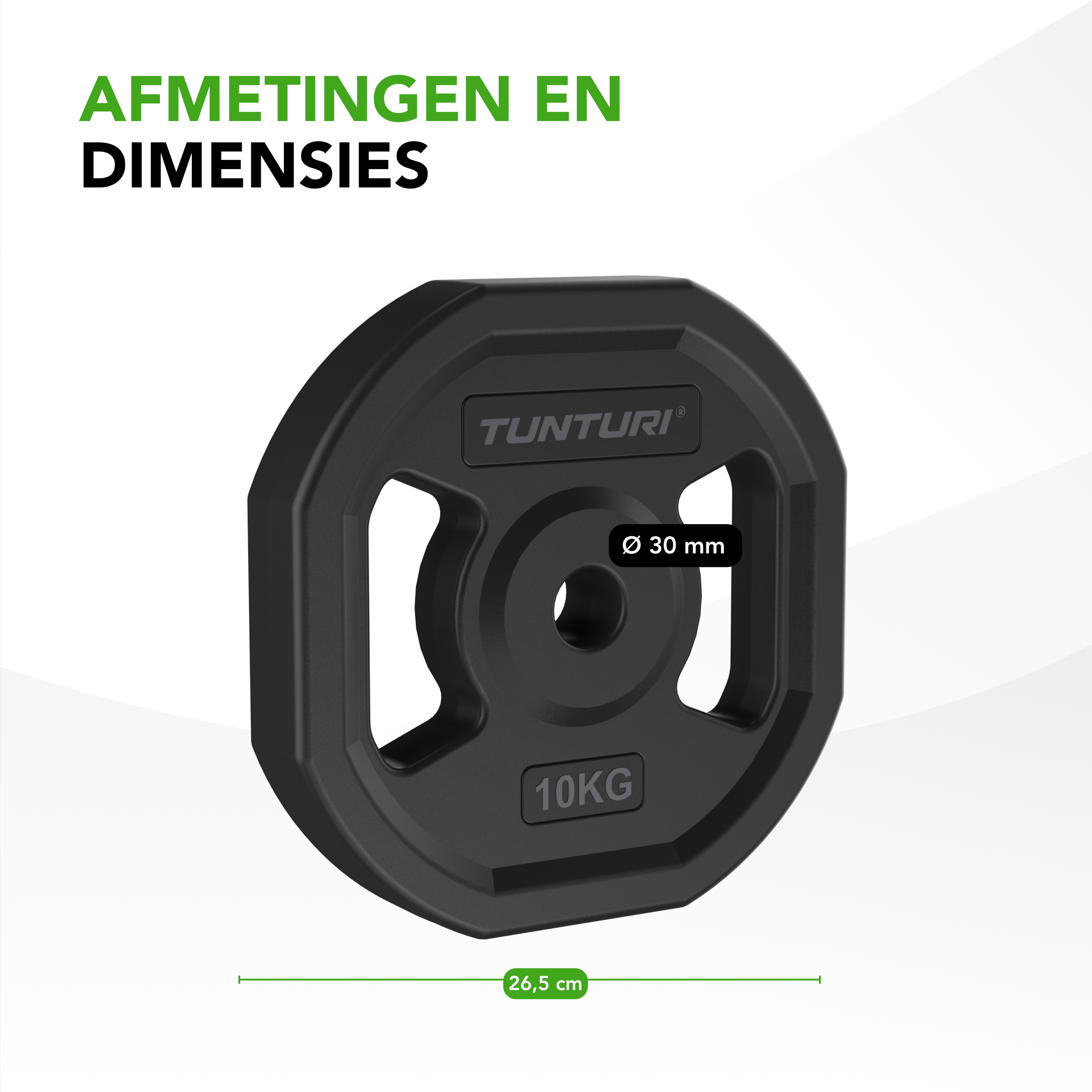 Tunturi - Pro Aerobic Pump Plate 10kg - Schwarz Tunturi - Pro Aerobic Pump Plate 10kg - Schwarz