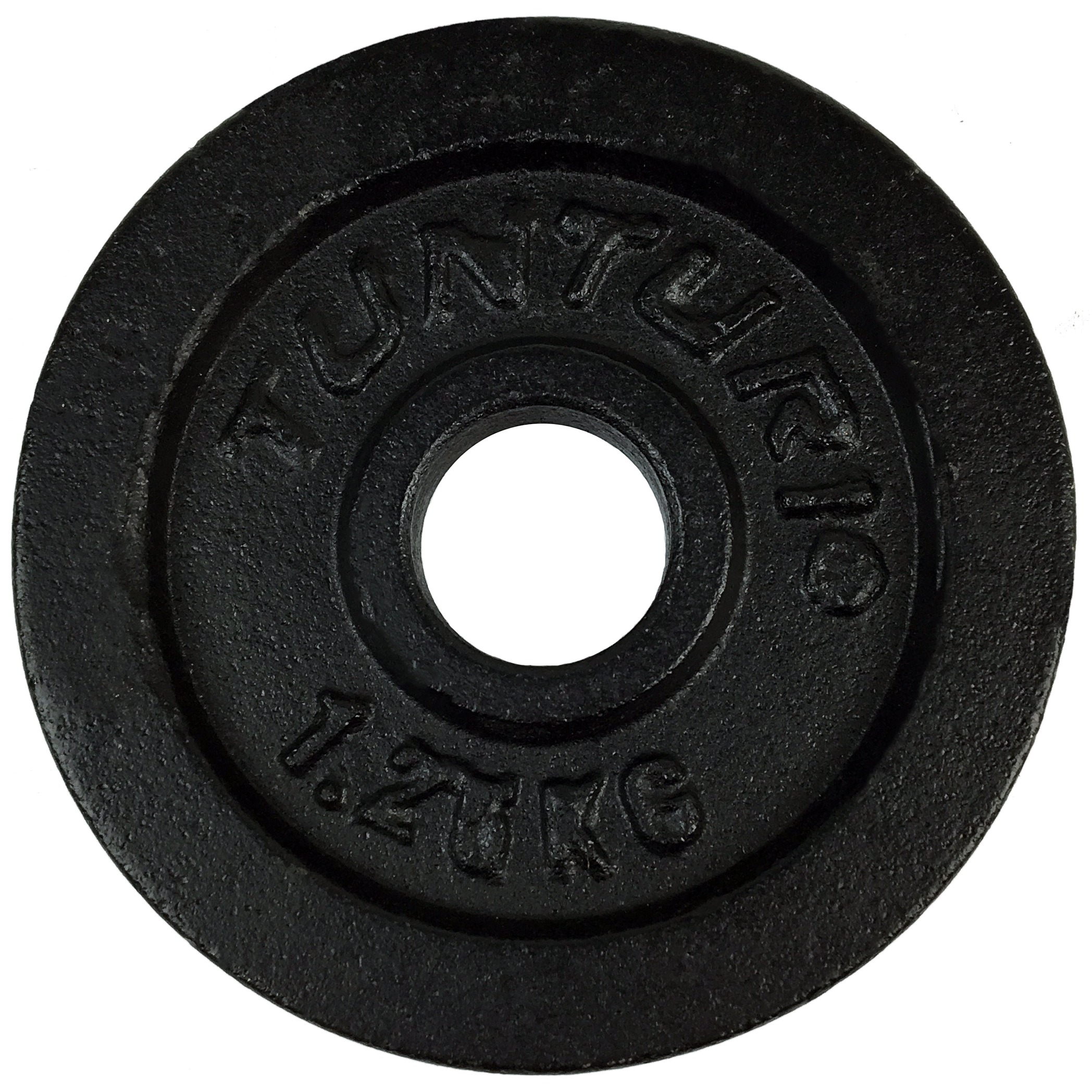Tunturi Hantelscheibe - Black 1,25kg - Schwarz Tunturi Hantelscheibe - Black 1,25kg - Schwarz