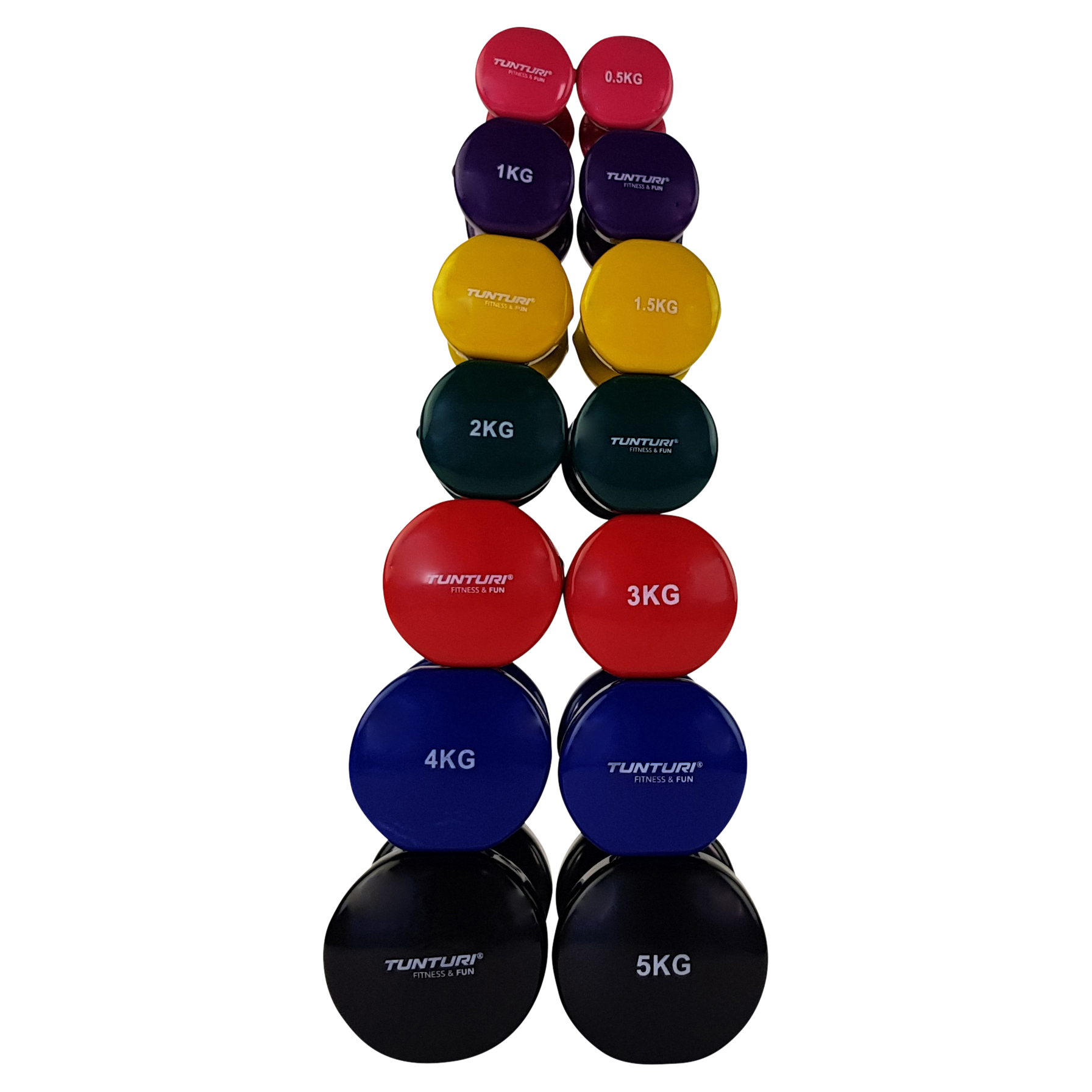 Tunturi Kurzhantel-Set - 2 x 4,0 kg - Blau Tunturi Kurzhantel-Set - 2 x 4,0 kg - Blau