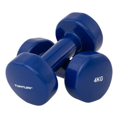 Tunturi Kurzhantel-Set - 2 x 4,0 kg - Blau