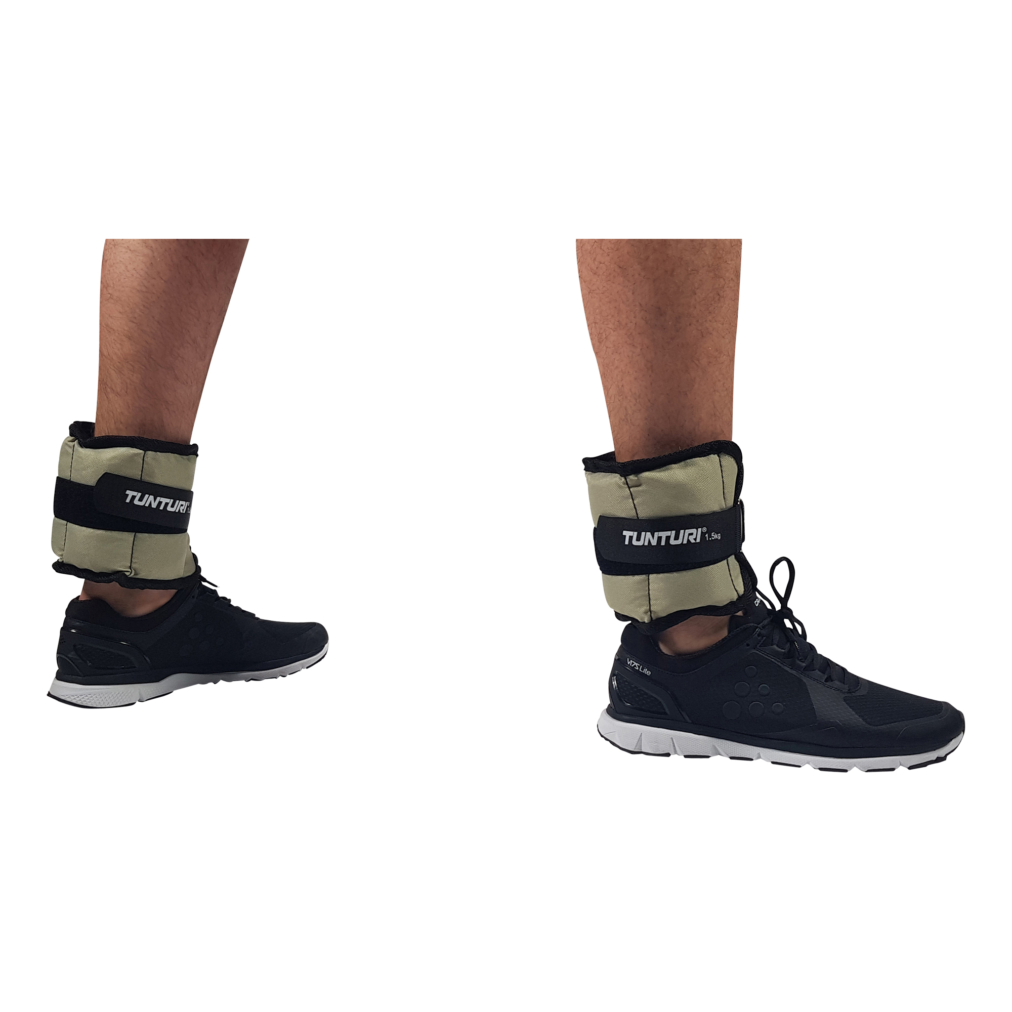Tunturi Knöchelbandage - Arm-/Bein-Gewichte 1.5kg - Grau Tunturi Knöchelbandage - Arm-/Bein-Gewichte 1.5kg - Grau