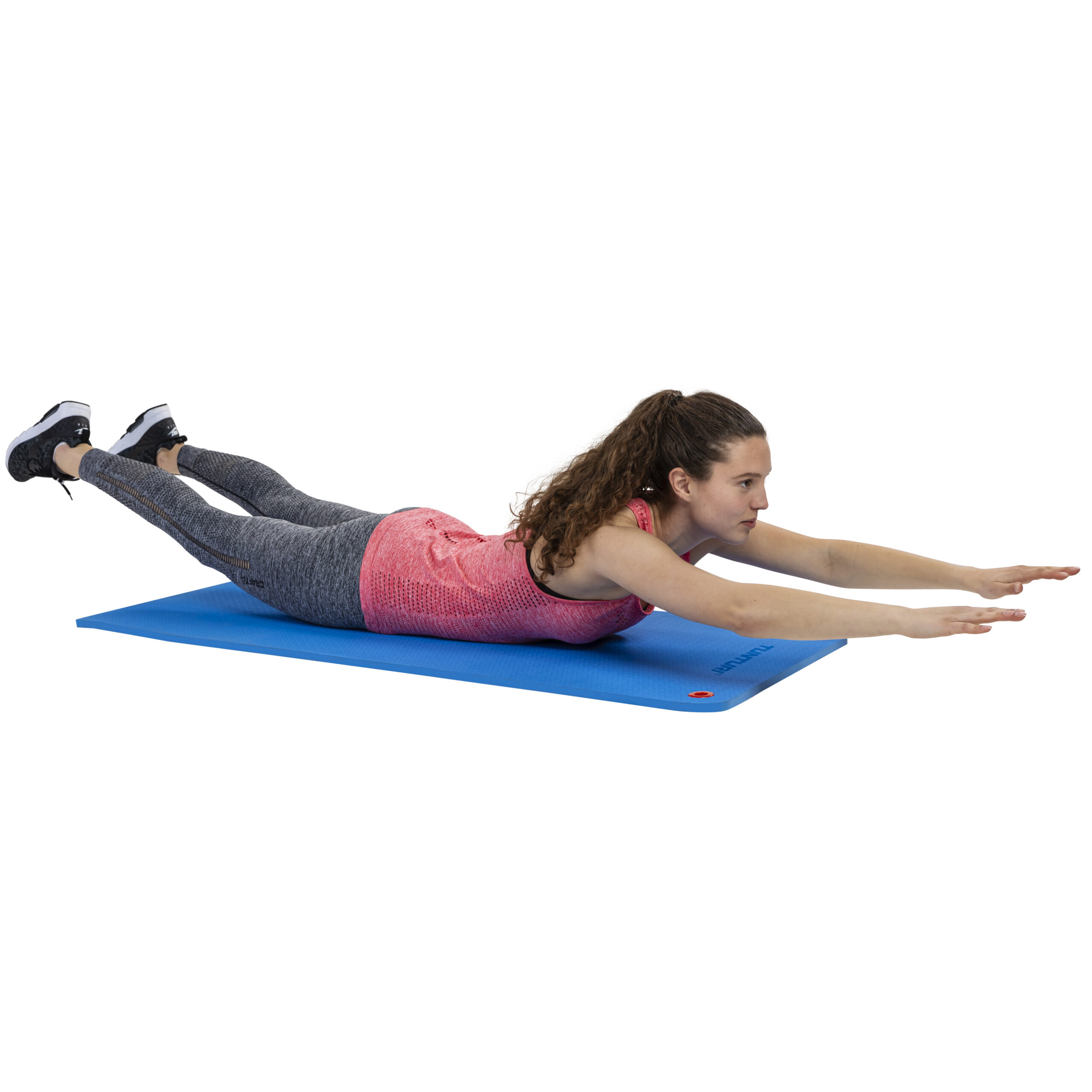 Tunturi Fitnessmatte - Pro 140x60 cm - Blau Tunturi Fitnessmatte - Pro 140x60 cm - Blau