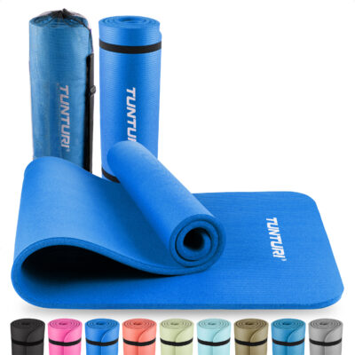 Tunturi Fitnessmatte - NBR Yogamatte 180x60x1.5cm - Blau Tunturi Fitnessmatte - NBR Yogamatte 180x60x1.5cm - Blau