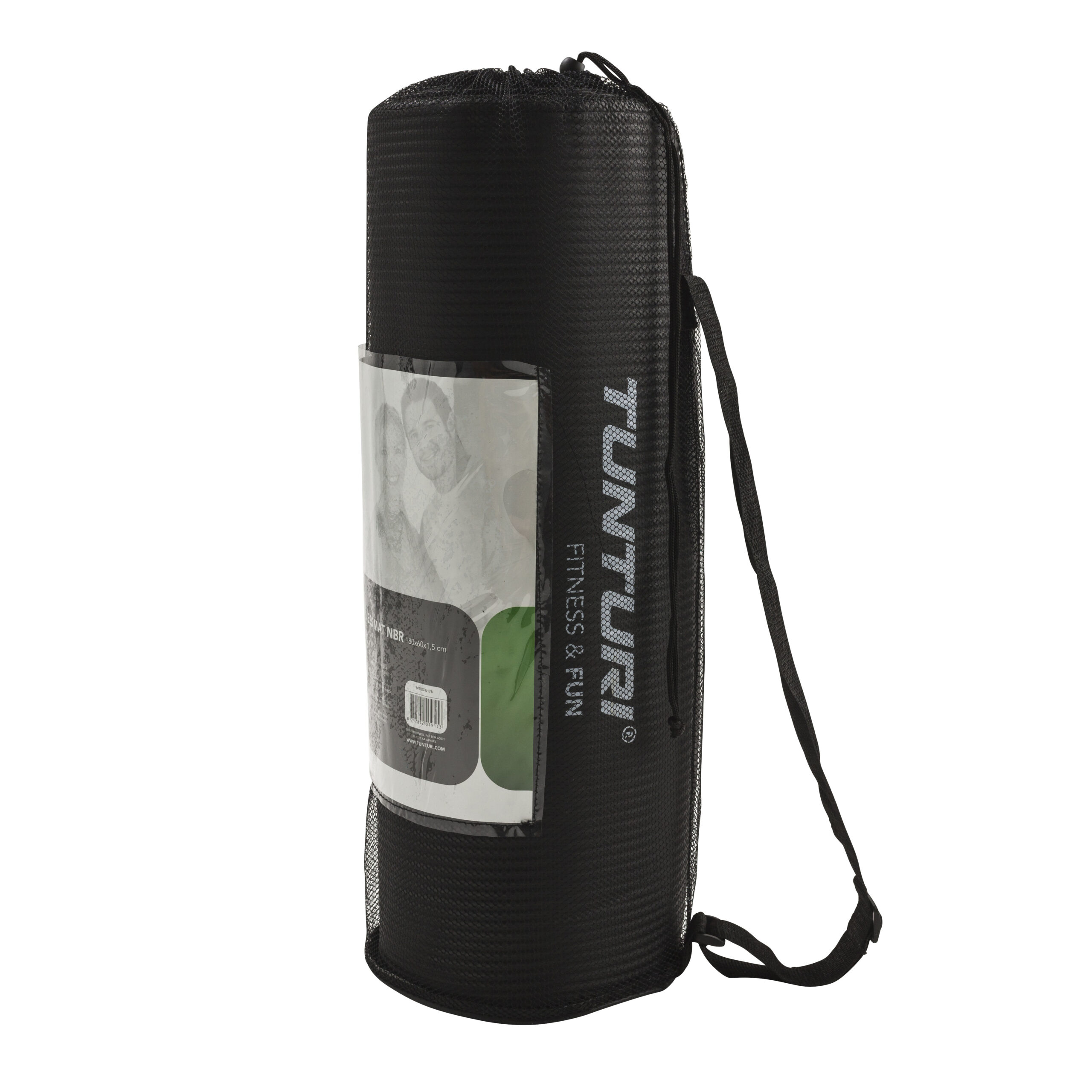 Tunturi Fitnessmatte - NBR Black 180x60x1.5 cm - Schwarz Tunturi Fitnessmatte - NBR Black 180x60x1.5 cm - Schwarz