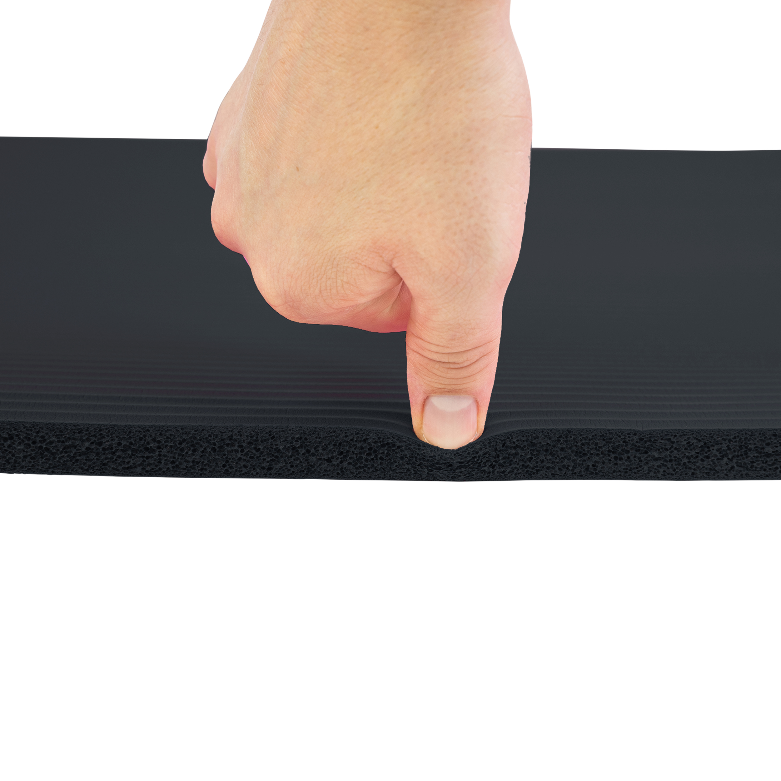 Tunturi Fitnessmatte - NBR Black 180x60x1.5 cm - Schwarz Tunturi Fitnessmatte - NBR Black 180x60x1.5 cm - Schwarz