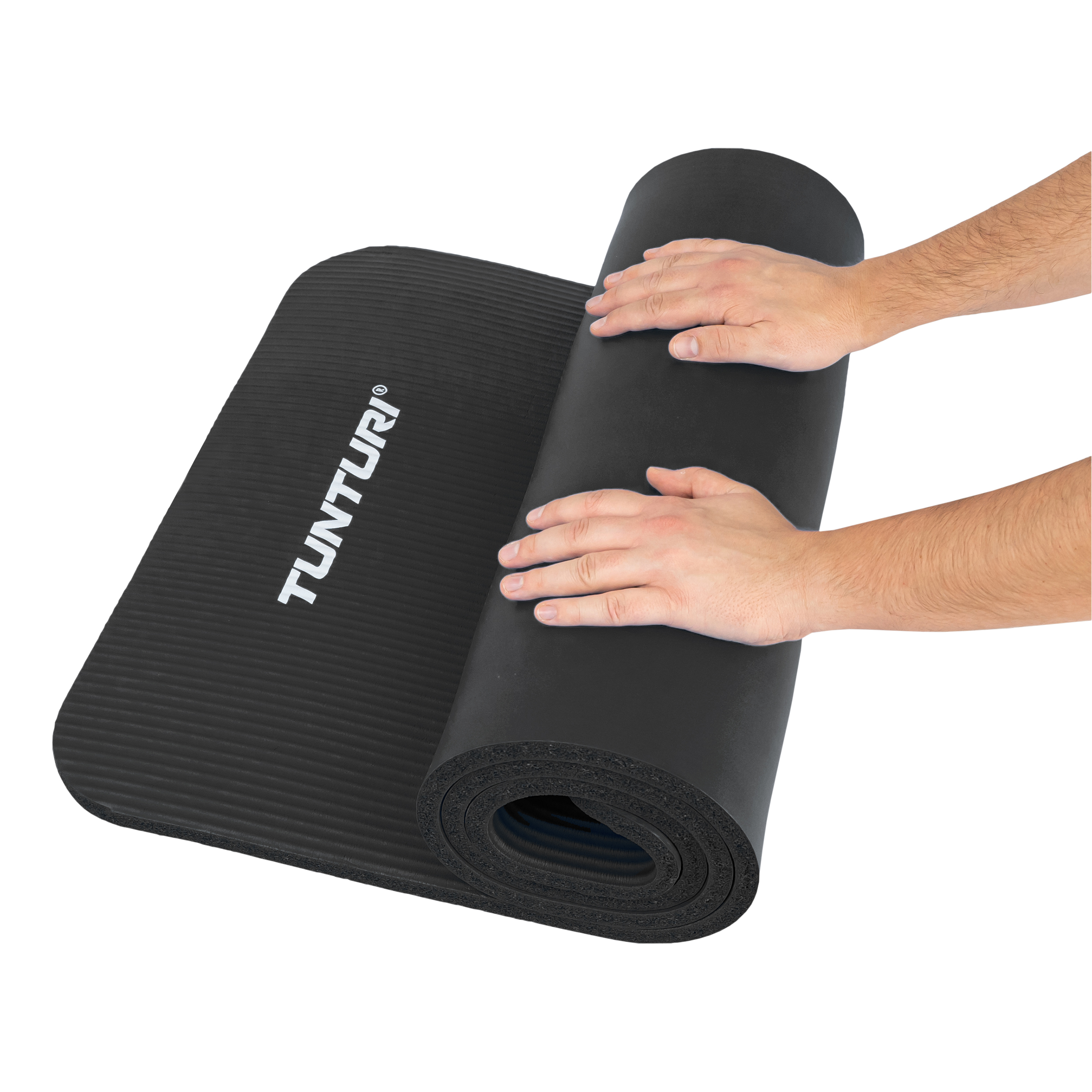 Tunturi Fitnessmatte - NBR Black 180x60x1.5 cm - Schwarz Tunturi Fitnessmatte - NBR Black 180x60x1.5 cm - Schwarz