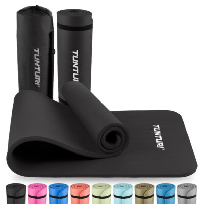 Tunturi Fitnessmatte - NBR Black 180x60x1.5 cm - Schwarz Tunturi Fitnessmatte - NBR Black 180x60x1.5 cm - Schwarz