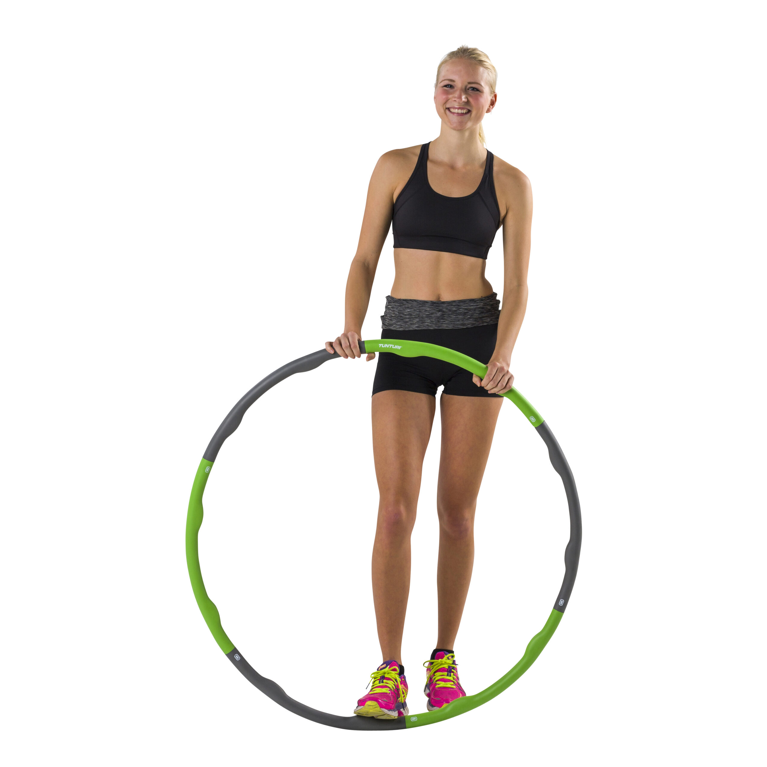Tunturi Hula-Hoop - Fitness Hula-Hoop 1,2 kg - Grün/Grau Tunturi Hula-Hoop - Fitness Hula-Hoop 1,2 kg - Grün/Grau