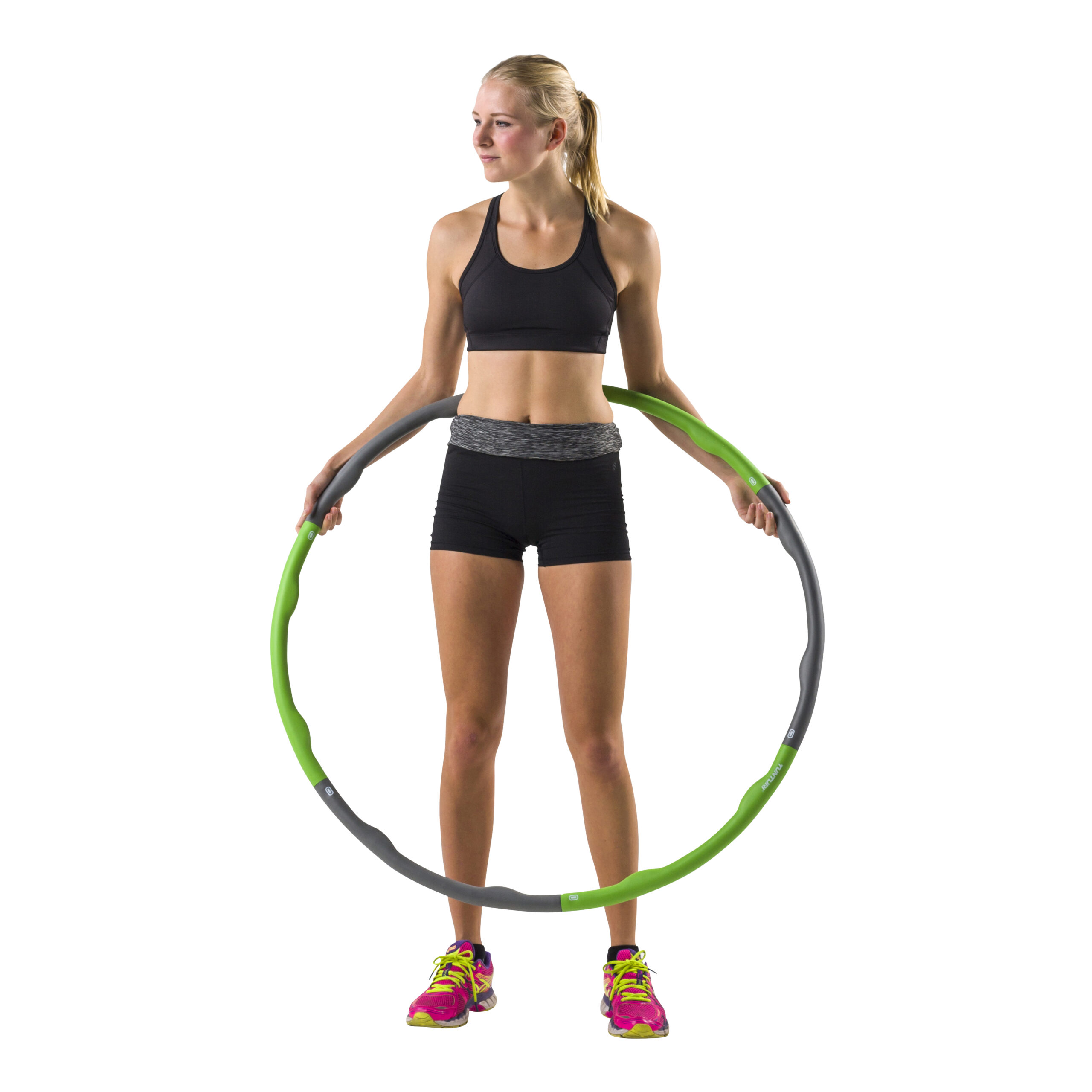 Tunturi Hula-Hoop - Fitness Hula-Hoop 1,2 kg - Grün/Grau Tunturi Hula-Hoop - Fitness Hula-Hoop 1,2 kg - Grün/Grau