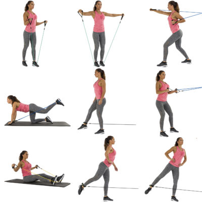 Tunturi Widerstandsband - Resistance Band Set - Schwarz