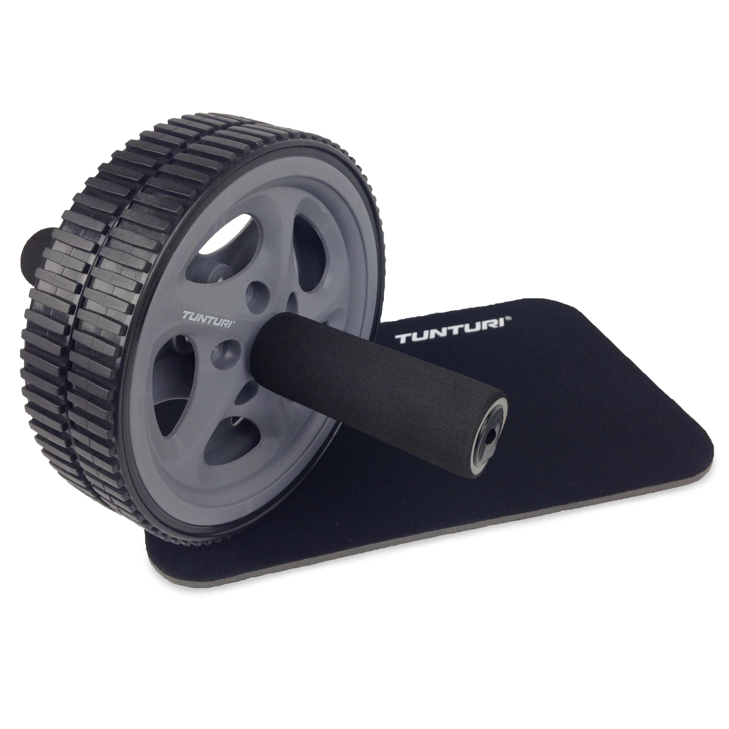 Tunturi Bauchroller - Exercise Wheel Deluxe - Schwarz