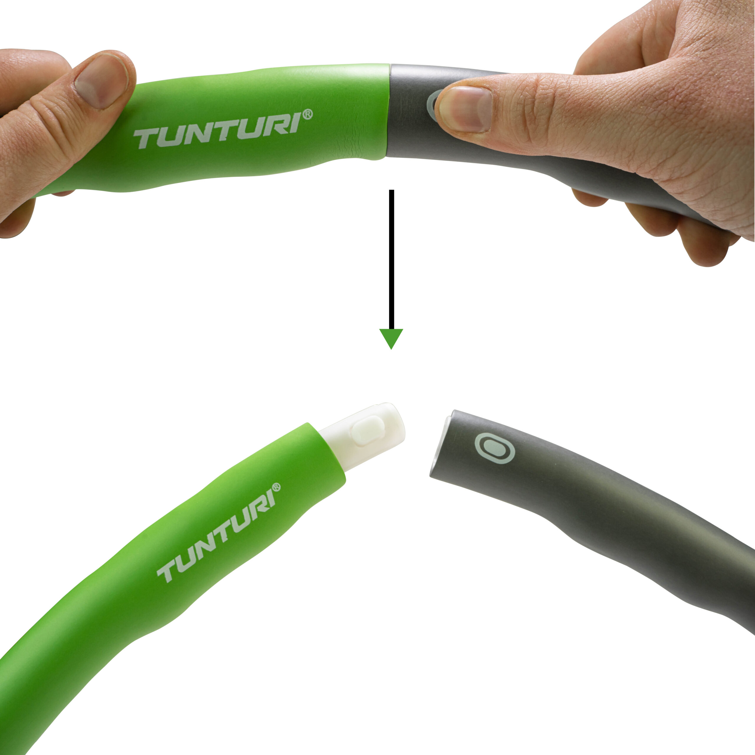 Tunturi - Hula Hoop 1,8 kg - Grün Tunturi - Hula Hoop 1,8 kg - Grün