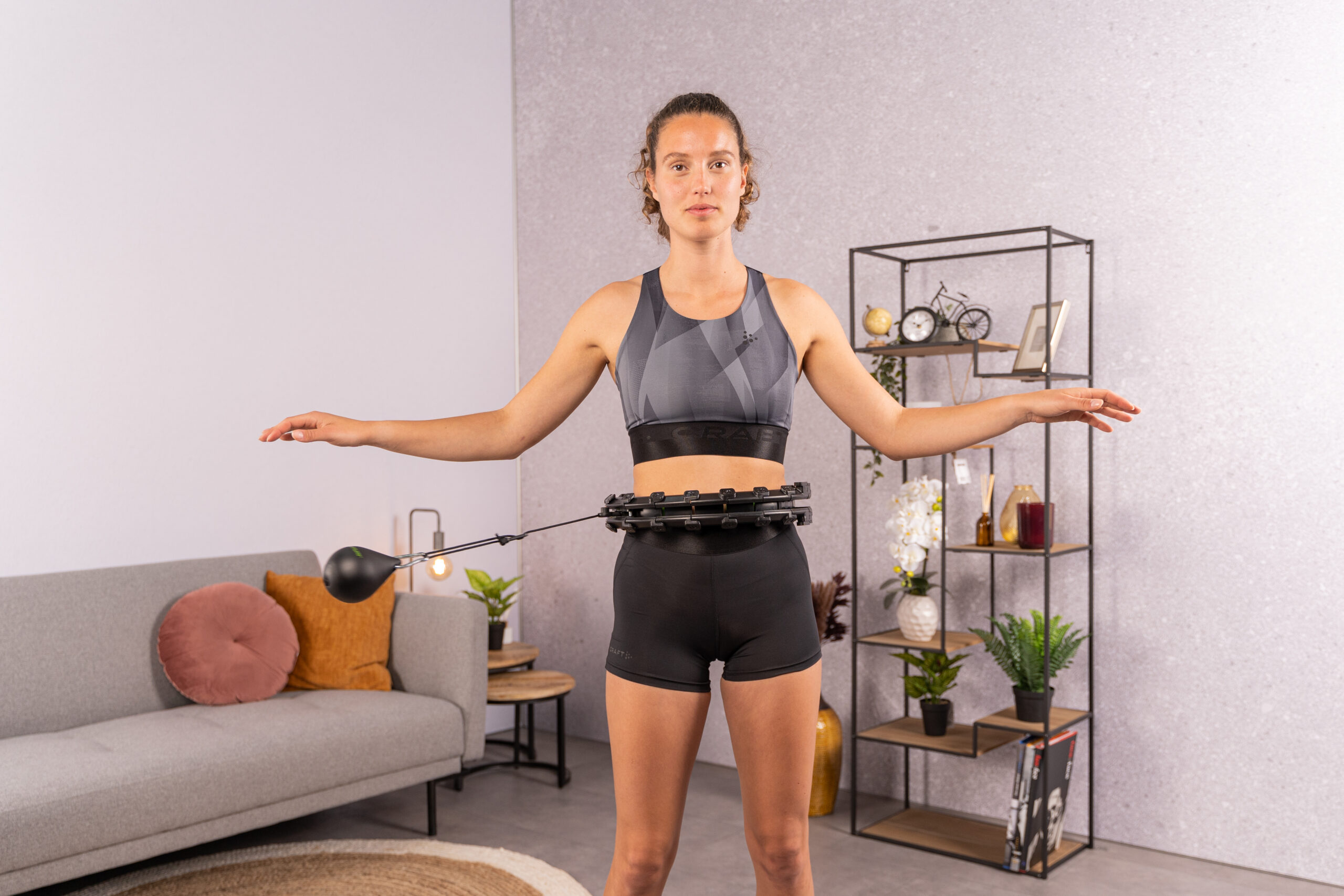 Tunturi Hula-Hoop - Verstellbarer Hula-Hoop-Reifen 1,3 kg - Schwarz Tunturi Hula-Hoop - Verstellbarer Hula-Hoop-Reifen 1,3 kg - Schwarz