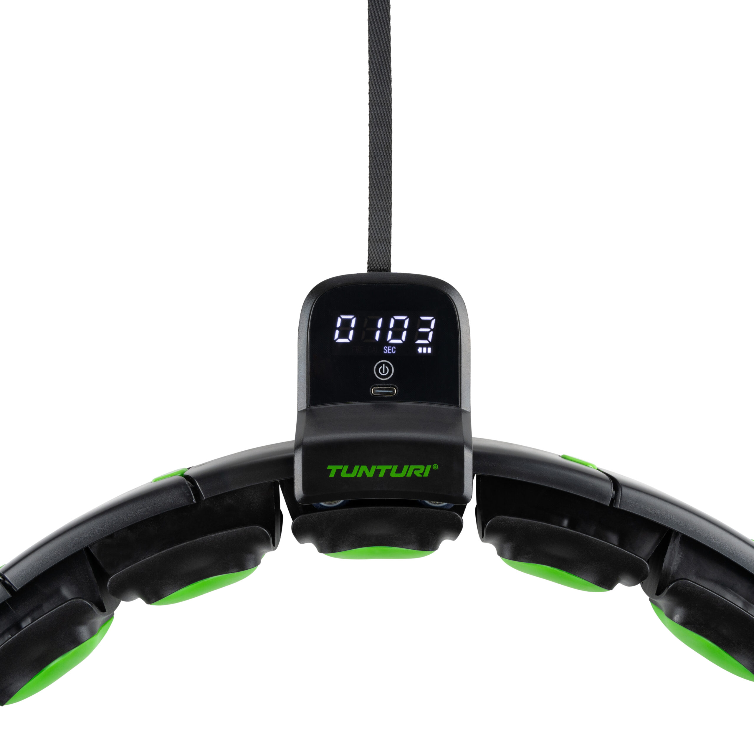 Tunturi - Smart verstellbarer Hula-Hoop - Schwarz Tunturi - Smart verstellbarer Hula-Hoop - Schwarz