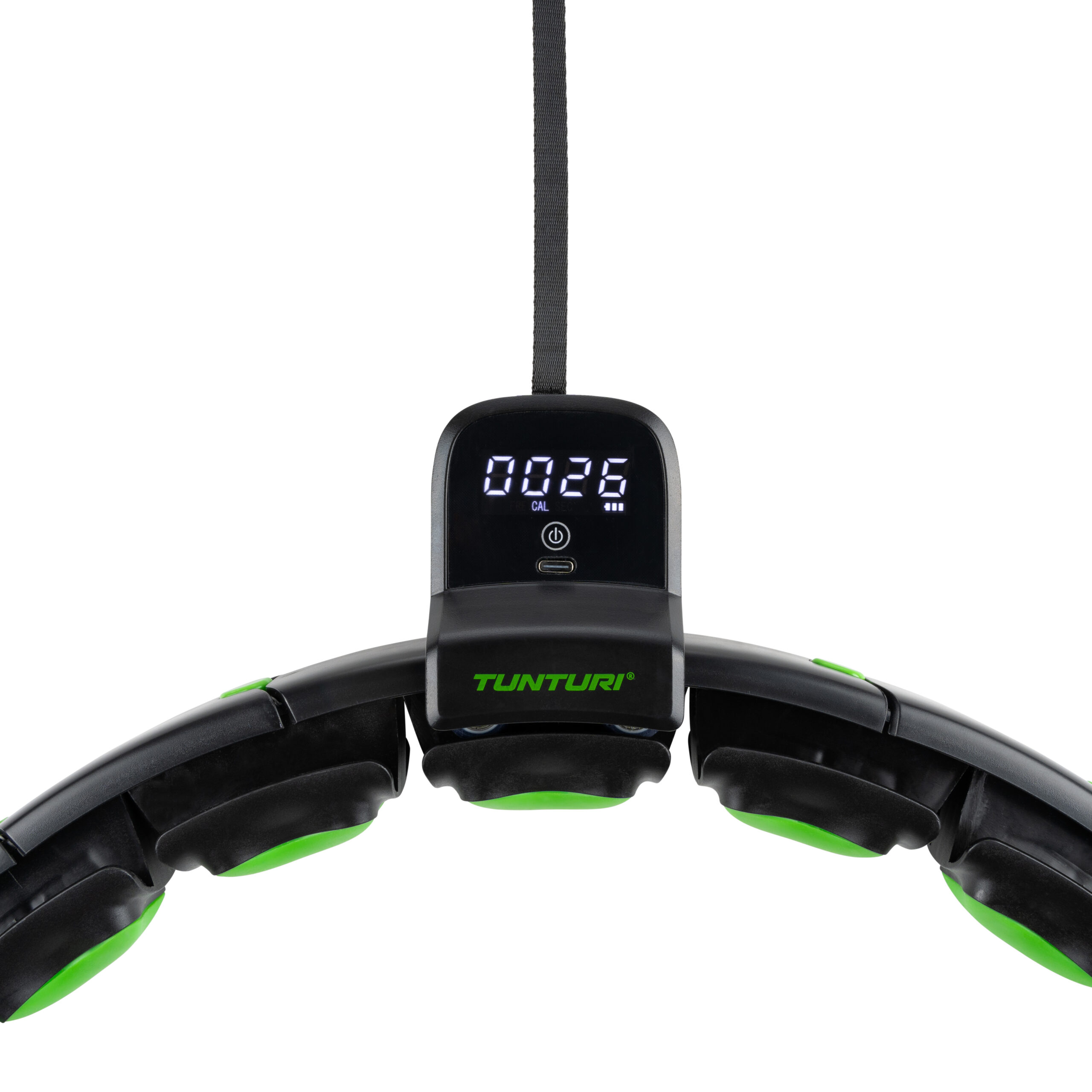 Tunturi - Smart verstellbarer Hula-Hoop - Schwarz Tunturi - Smart verstellbarer Hula-Hoop - Schwarz