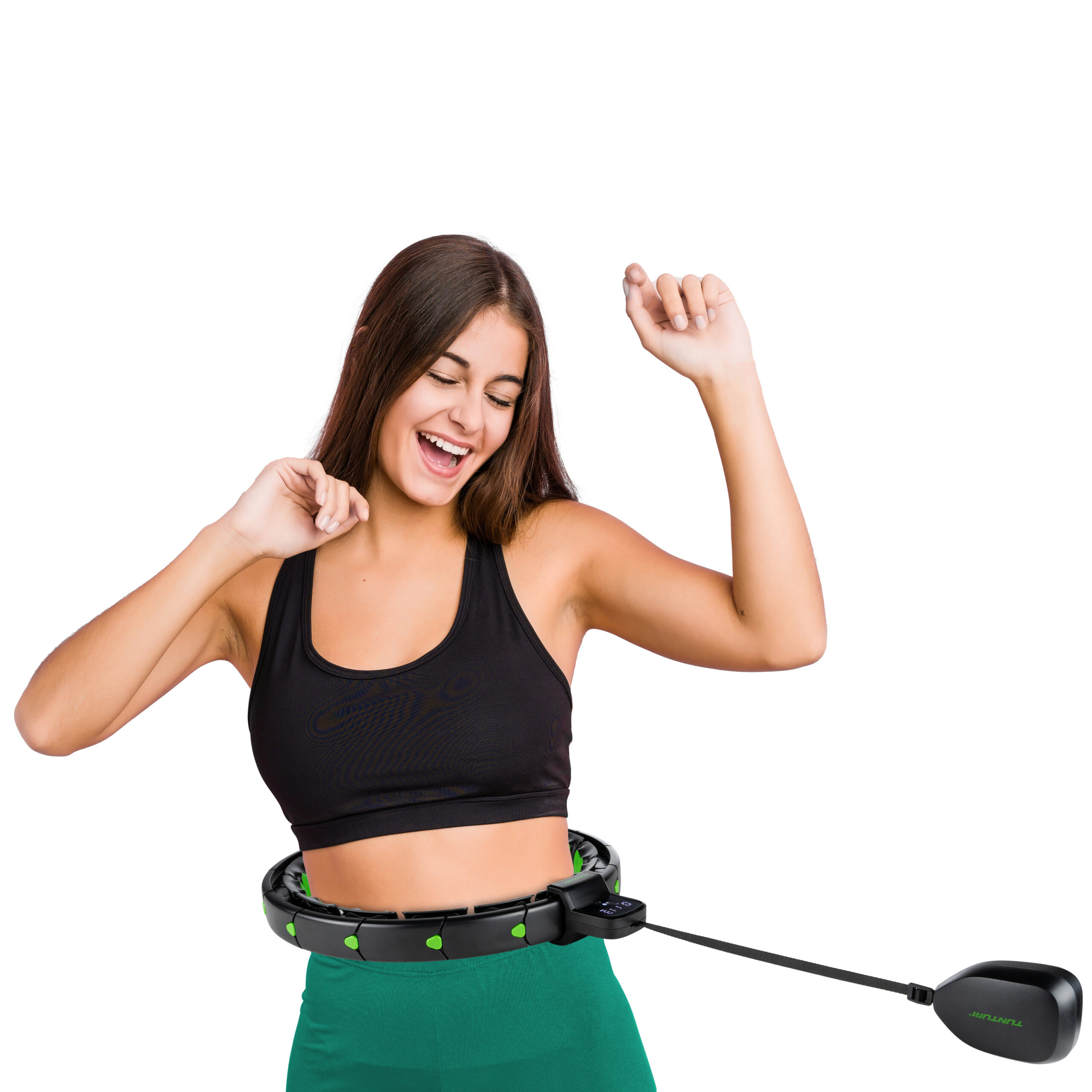 Tunturi - Smart verstellbarer Hula-Hoop - Schwarz Tunturi - Smart verstellbarer Hula-Hoop - Schwarz