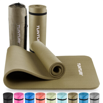 Tunturi Fitnessmatte - NBR 180x60x1.5cm - Armeegrün Tunturi Fitnessmatte - NBR 180x60x1.5cm - Armeegrün