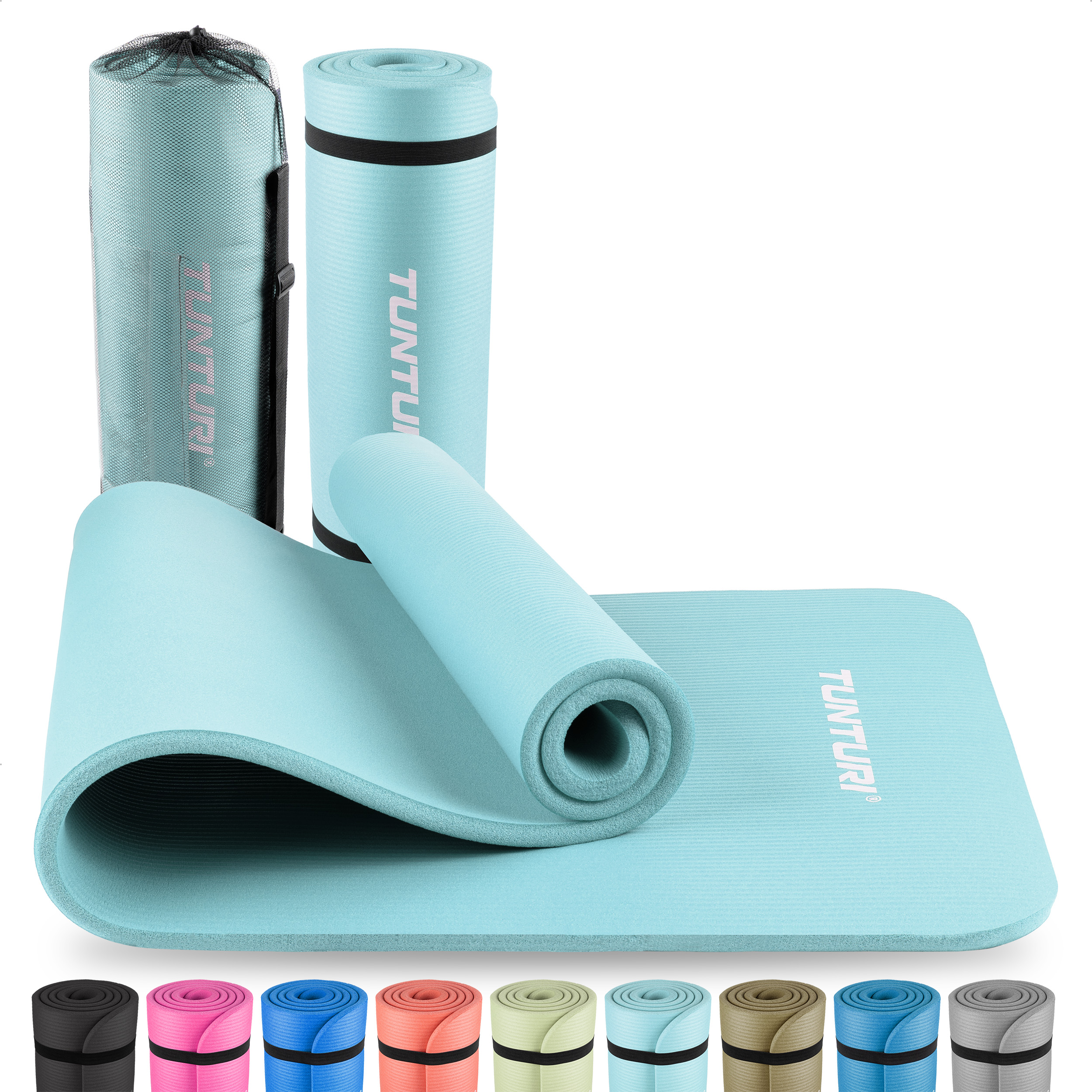 Tunturi Fitnessmatte - NBR 180x60x1.5 cm - Blau Tunturi Fitnessmatte - NBR 180x60x1.5 cm - Blau
