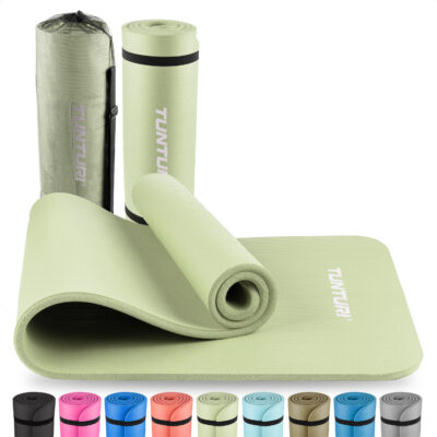 Tunturi Fitnessmatte - NBR 180x60x1.5 cm - Munt Tunturi Fitnessmatte - NBR 180x60x1.5 cm - Munt