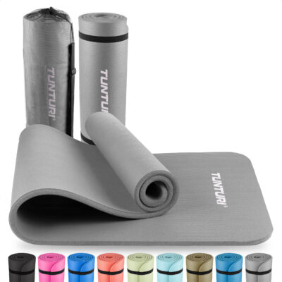 Tunturi Fitnessmatte - NBR 180x60x1.5cm - Grau Tunturi Fitnessmatte - NBR 180x60x1.5cm - Grau