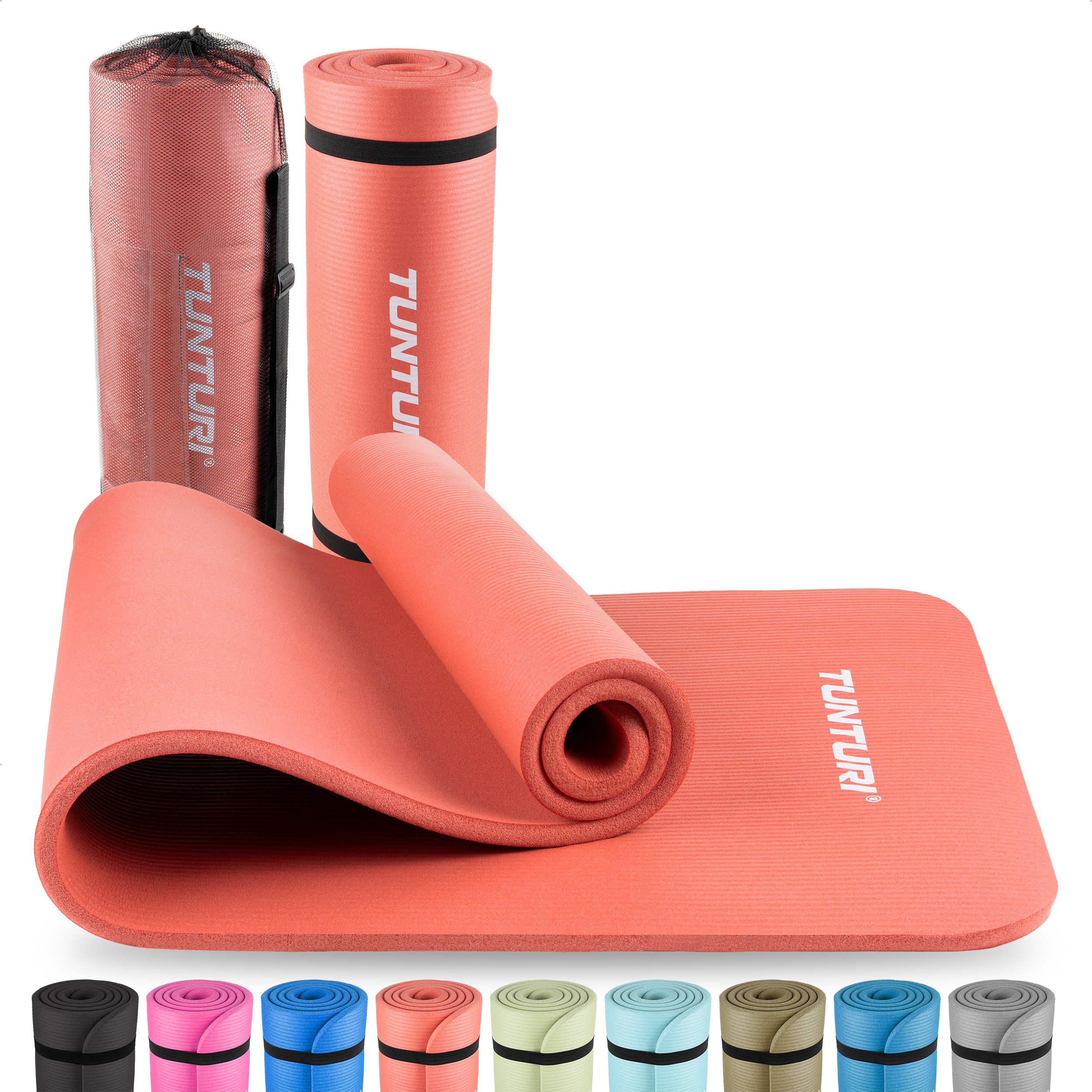 Tunturi Fitnessmatte - NBR 180x60x1.5cm - Rosa Tunturi Fitnessmatte - NBR 180x60x1.5cm - Rosa